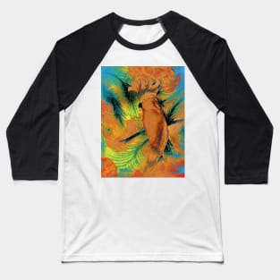 TROPICAL PARROT COCKATOO JUNGLE PALM EXOTIC POSTER PRINT VINTAGE Baseball T-Shirt